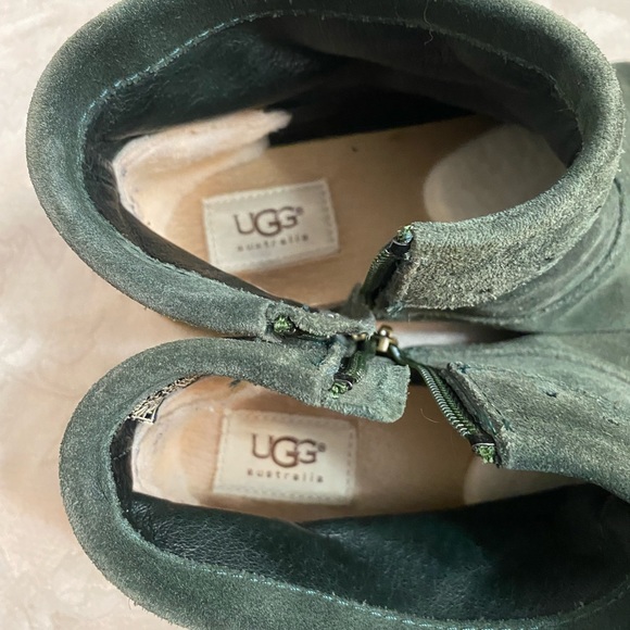 Ugg Green Booties Ankle Boots Women’s Size 7.5 - Picture 5 of 9